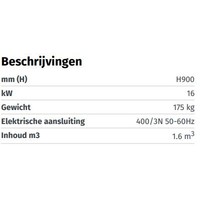 Bouilloire électrique | acier inoxydable | 150L | Robinet de vidange