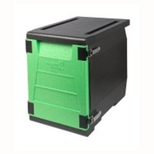  Thermo Future Box Front loader gastronorm | 93 liters | 12 rails | Green door 