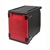 Thermo Future Box Front loader gastronorm | 93 liters | 12 rails | Red door