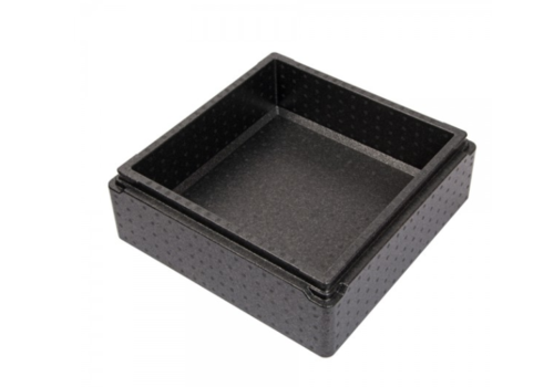  Thermo Future Box Boîte isotherme à pizza | Noir | 41x41x14 cm 
