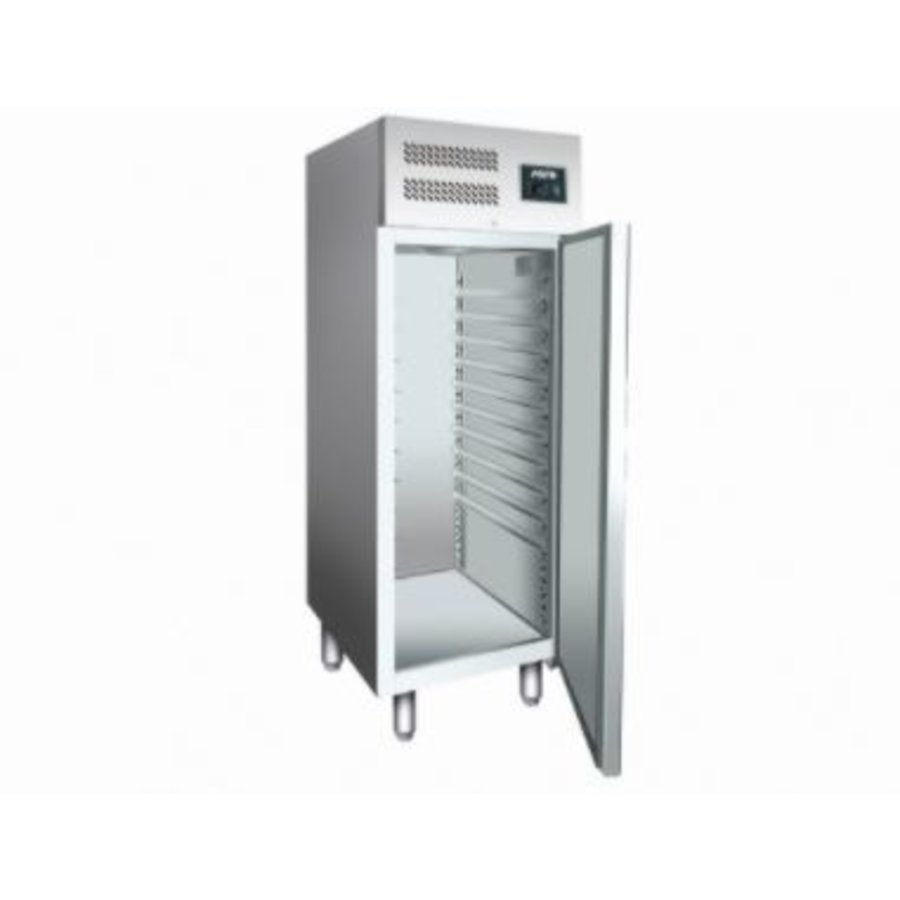 Réfrigérateur de boulangerie avec refroidissement par air | acier inoxydable | 740x990x2010 mm