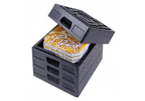  Thermo Future Box Thermobox réglable noir | 41x41x10cm | 2 pièces 