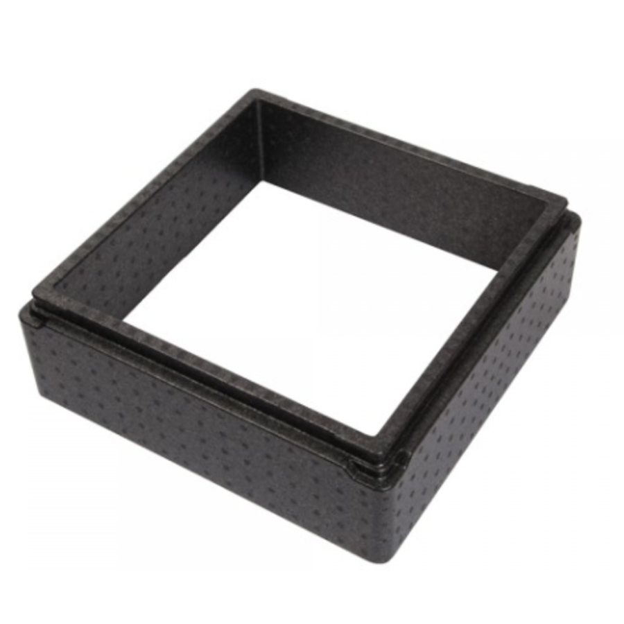 Boîte isotherme | 1 couche | Noir | 41x41x14cm