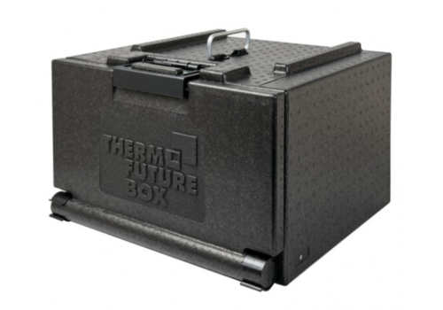  Thermo Future Box Boîte isotherme pour transport de pizza | Noir | 43x47x33cm 