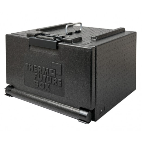  Thermo Future Box Boîte isotherme pour transport de pizza | Noir | 43x47x33cm 