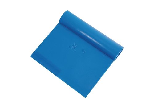  HorecaTraders Dough Scraper Straight | 12x8cm | Blue 