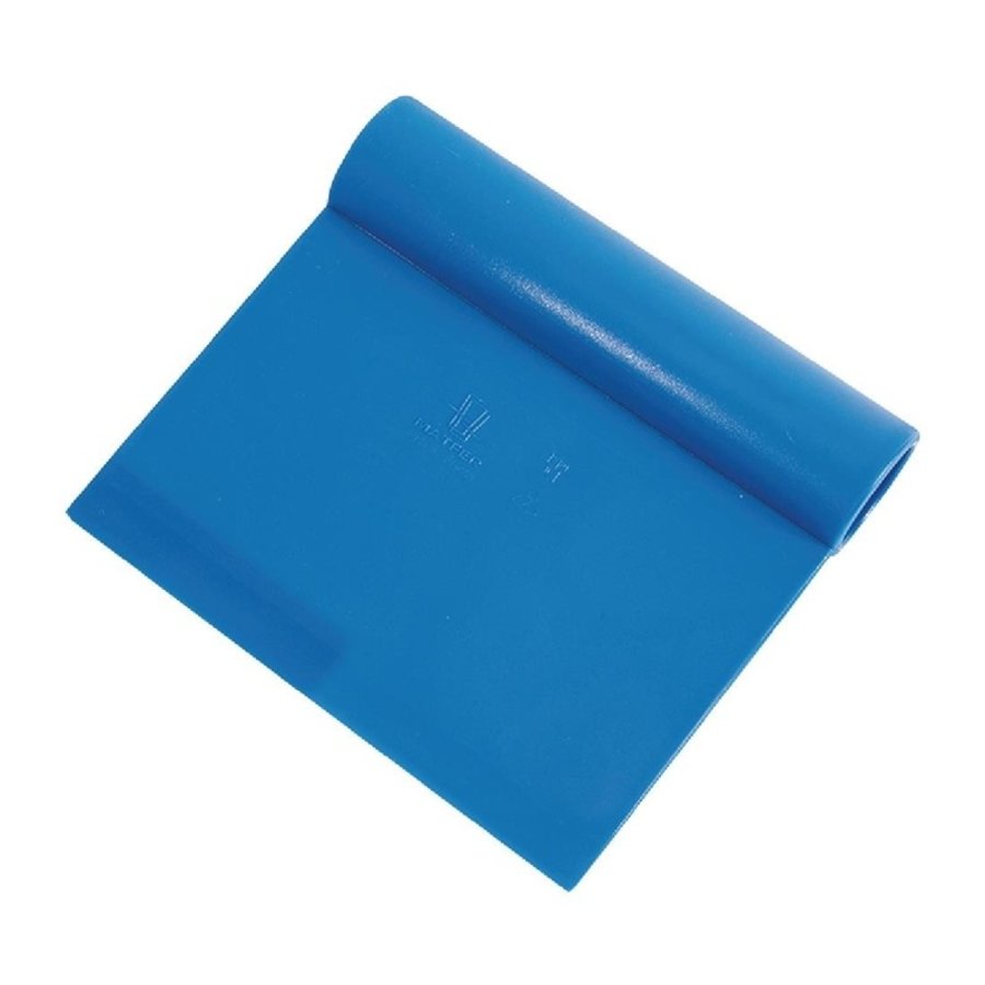 Grattoir à pâte droit | 12x8cm | Bleu