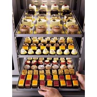 Refroidissement de la pâtisserie | acier inoxydable | 60x40 cm | Contrôle de l'humidité