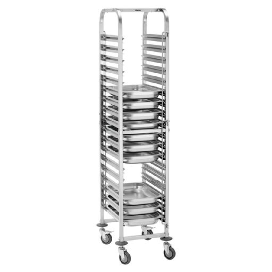 Shelf trolley 18 x 1/1 GN | 53 x 32.5 cm