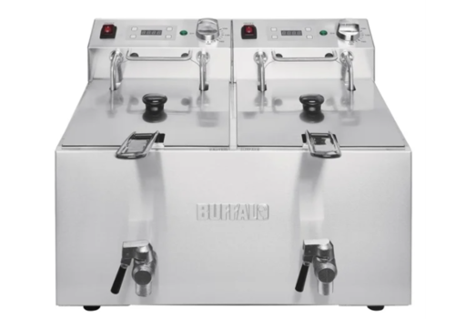  Buffalo Buffalo Double Fryer | 2x8L | 2900W | Timer | 51x56.5x44cm 