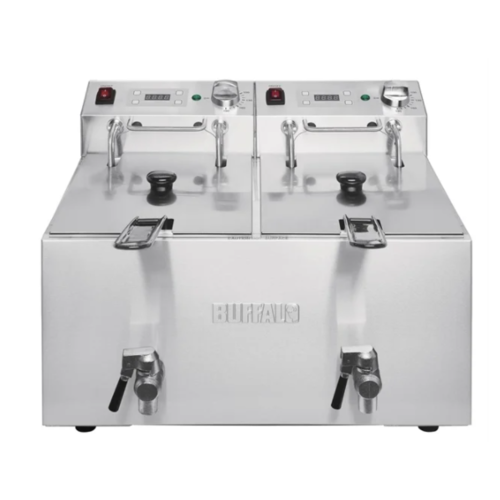  Buffalo Buffalo Double Fryer | 2x8L | 2900W | Timer | 51x56.5x44cm 