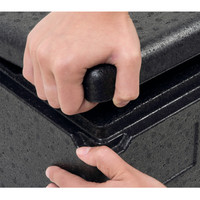 Pizza en boîte thermos | Plastique | 350x350x100