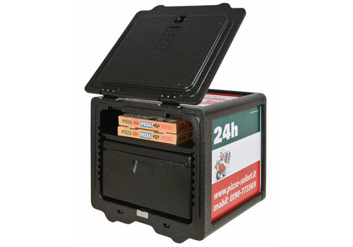  Thermo Future Box Frontlader-Pizza | 100 Liter | Heiß/Kalt | 49x49x41,5 cm 