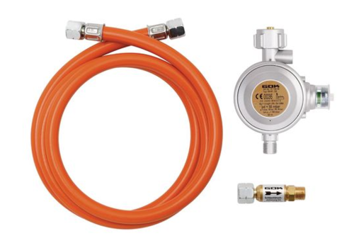  HorecaTraders Stove connection set | 180x64x35mm 