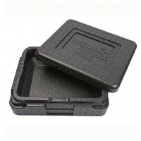 Lunchbox black | with extras | 25.5 x 20.5 x 5 cm
