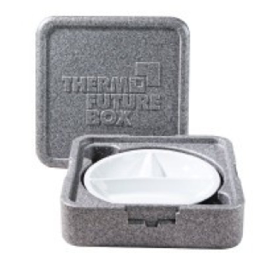 Thermo box | Grijs | 32x32x10,5 cm