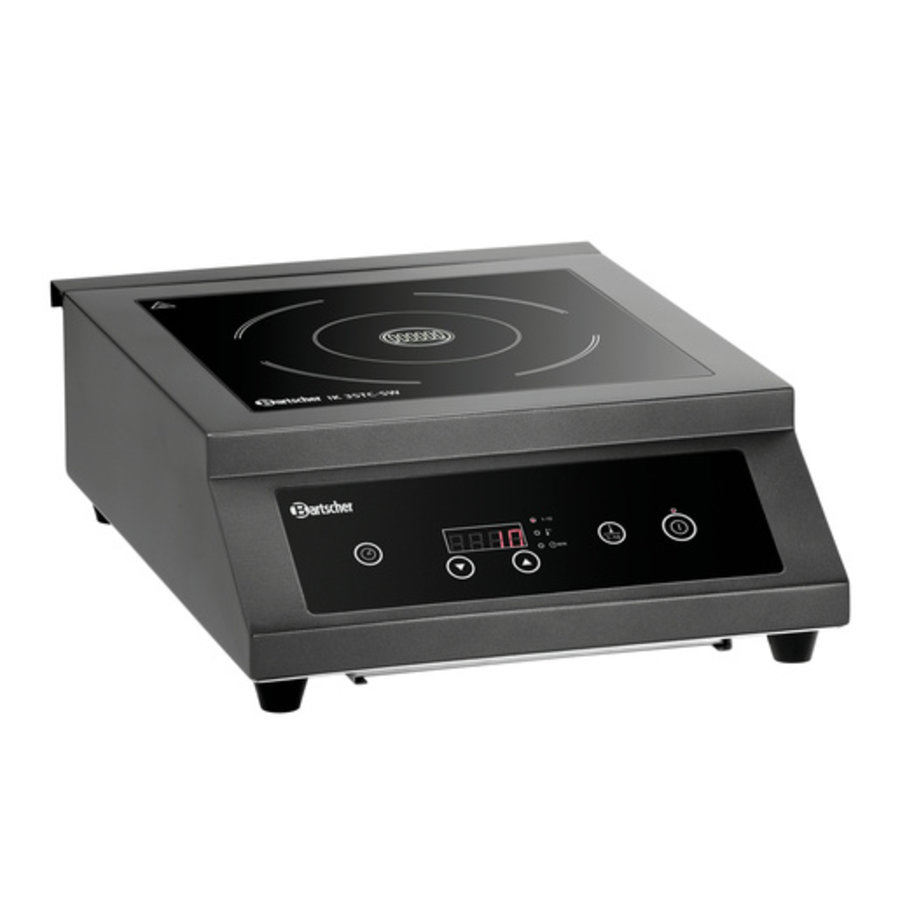 Induktionsherd | Stahl | 3500 W | 60°C bis 240°C | 380x505x155 mm
