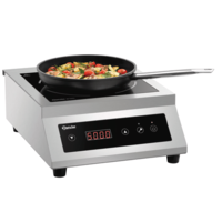 Induction hob | stainless steel | 400V |5000Watts | 400x535x183