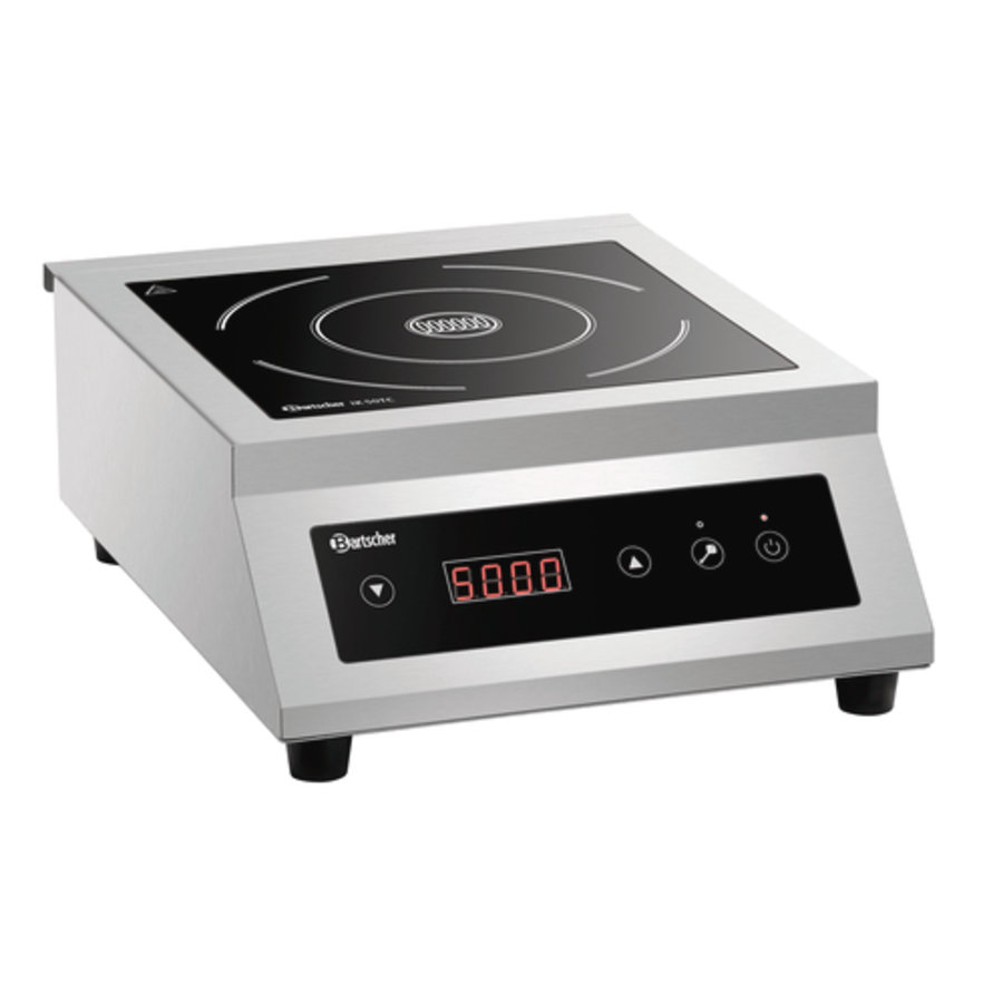 Induction hob | stainless steel | 400V |5000Watts | 400x535x183