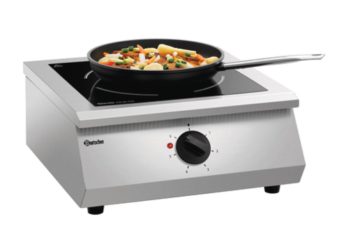  Bartscher Induction table cooker | stainless steel | Silver | 8000W | 540x500x245mm 