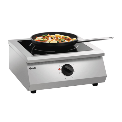  Bartscher Cuisinière à induction | acier inoxydable | Argent | 8000W | 540x500x245 mm 