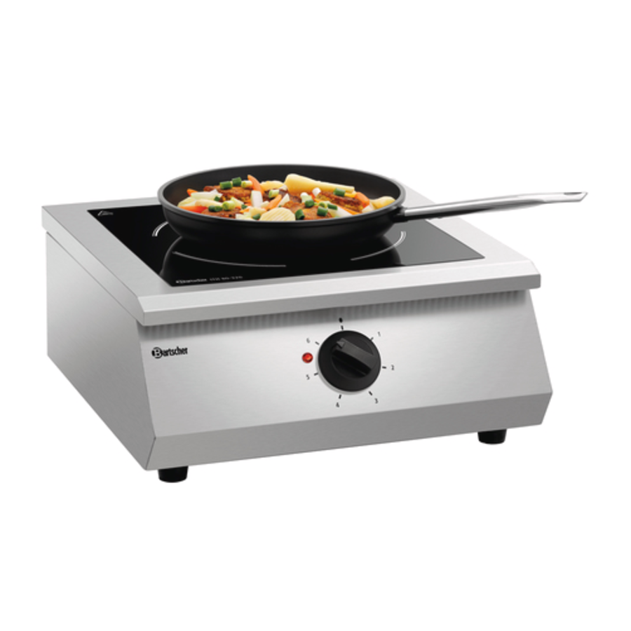 Cuisinière à induction | acier inoxydable | Argent | 8000W | 540x500x245 mm