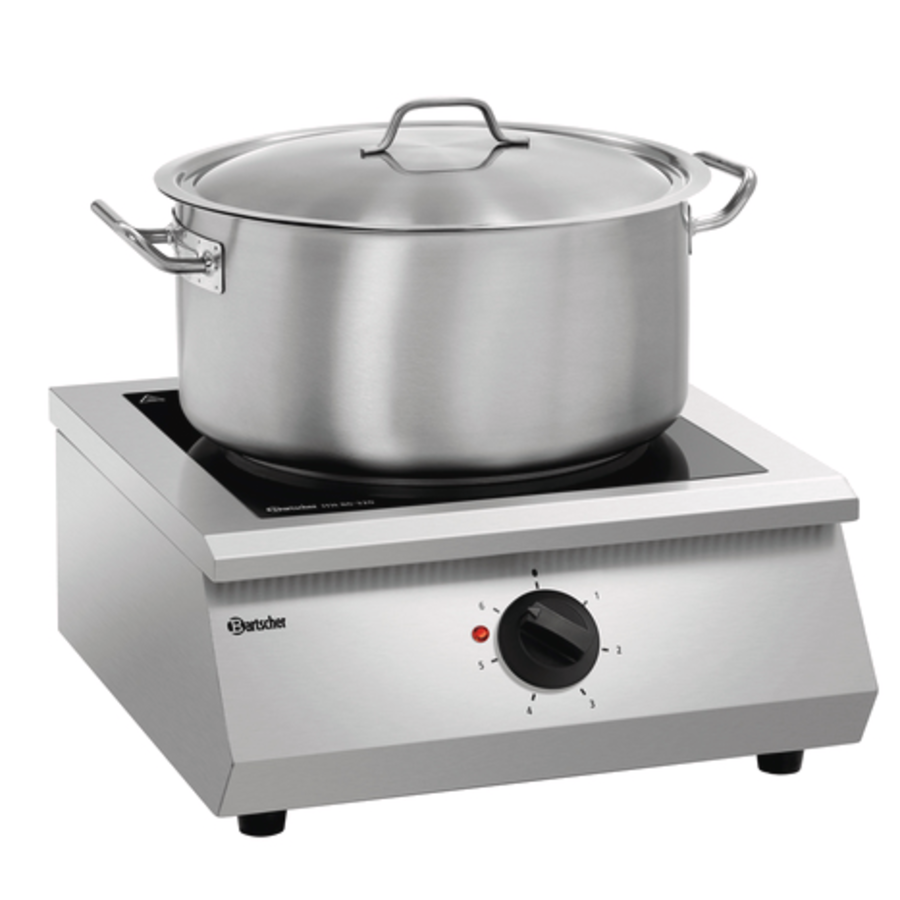 Cuisinière à induction | acier inoxydable | Argent | 8000W | 540x500x245 mm