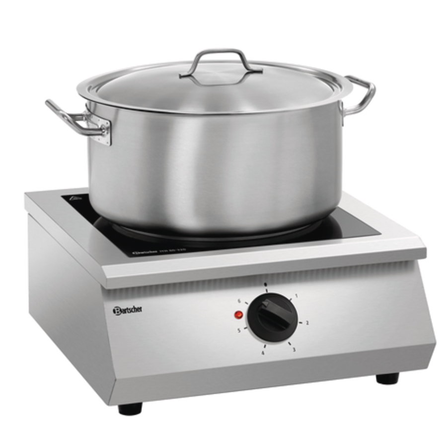Induction table cooker | stainless steel | Silver | 8000W | 540x500x245mm