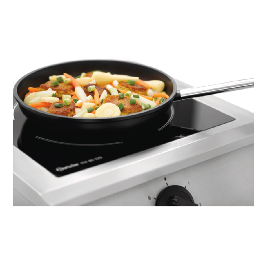 Induction table cooker | stainless steel | Silver | 8000W | 540x500x245mm