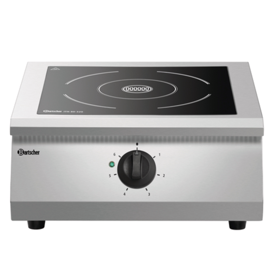 Cuisinière à induction | acier inoxydable | Argent | 8000W | 540x500x245 mm