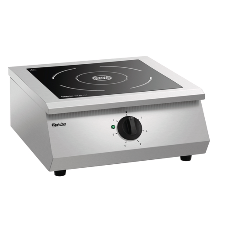 Cuisinière à induction | acier inoxydable | Argent | 8000W | 540x500x245 mm