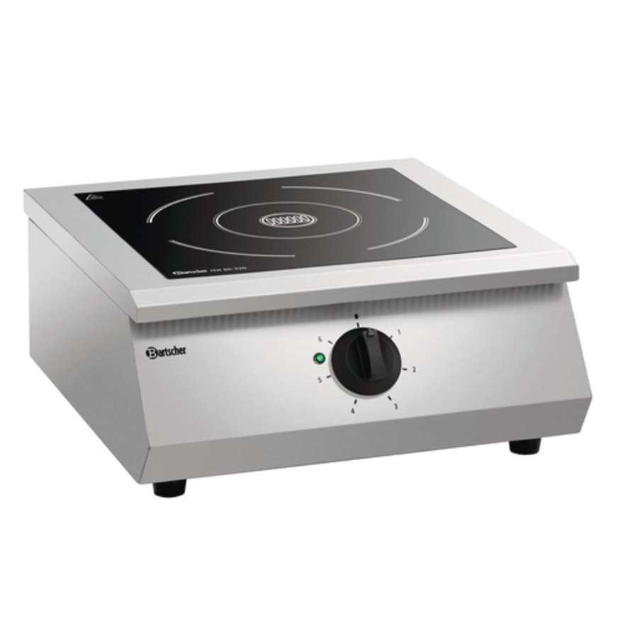 Induction table cooker | stainless steel | Silver | 8000W | 540x500x245mm
