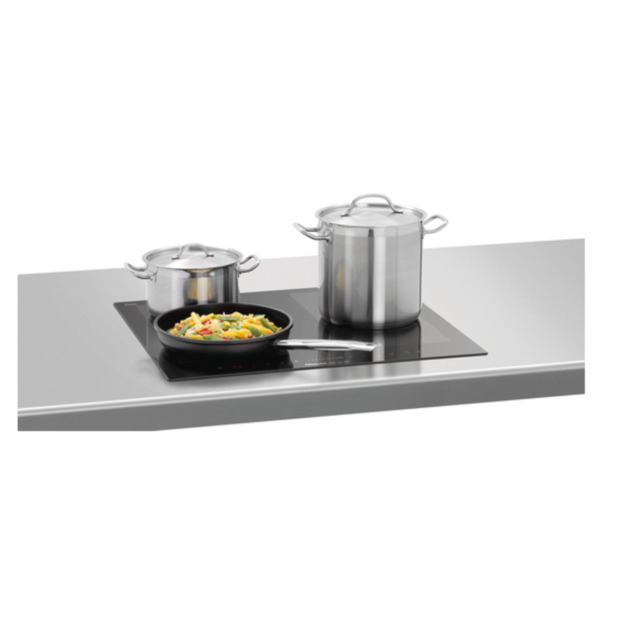 Induction hob | Aluminium/Plastic | Black | 52x59x6 cm