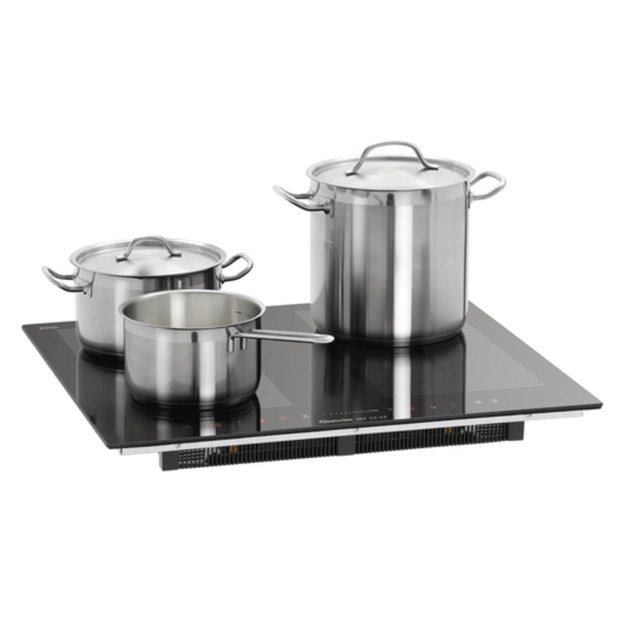 Induction hob | Aluminium/Plastic | Black | 52x59x6 cm