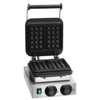Waffle Iron | Cast Iron | 50°C to 300°C | 460x600x245 mm