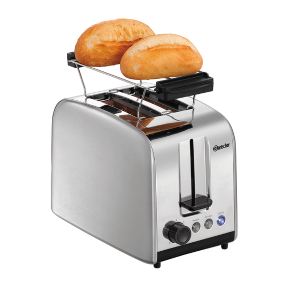 Toaster | stainless steel | 270x160x200mm