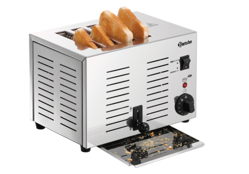  Bartscher Toaster | Stainless steel | 212x300x220 mm 