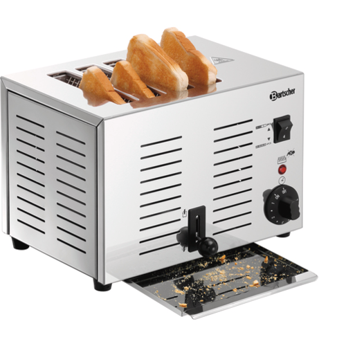  Bartscher Toaster | Edelstahl | 212x300x220 mm 