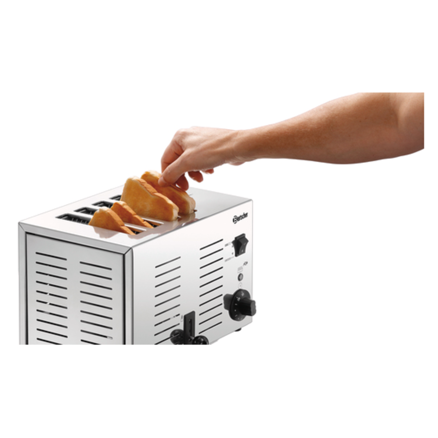 Toaster | stainless steel | 212x300x220mm