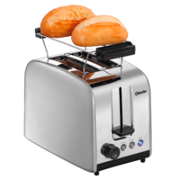 Toaster | Stainless steel | 270x160x200mm