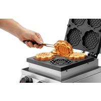 Waffle iron torti | Aluminum | 50°C to 300°C | 425x300x265 mm