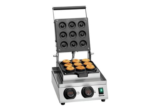  Bartscher Wafelijzer Donut | RVS | 50°C tot 300°C 