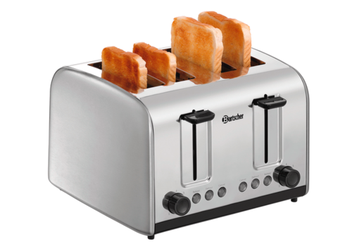  Bartscher Toaster | RVS | 4 sleuven | 270x310x200 mm 