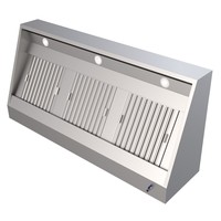Catering Extractor hood 120 x 95 x 40 cm | Plug and Play