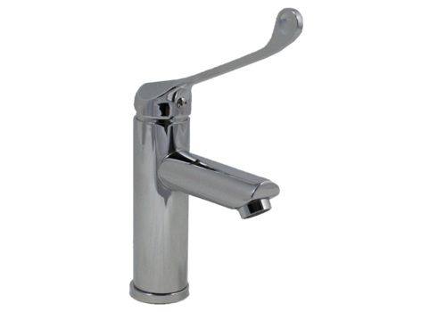  HorecaTraders Stainless Steel Basin Faucet with Elbow Control 