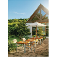 Parasol crème rond Ø 2,5 mètres