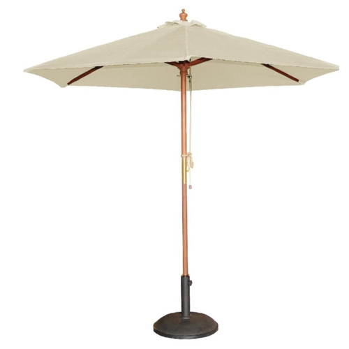 HorecaTraders Parasol crème rond Ø 2,5 mètres   HorecaTraders Parasol crème rond Ø 2,5 mètres
