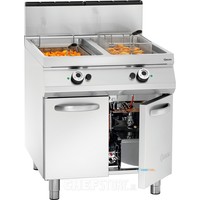 Gas fiteuse with 2 inner pans | 230 V