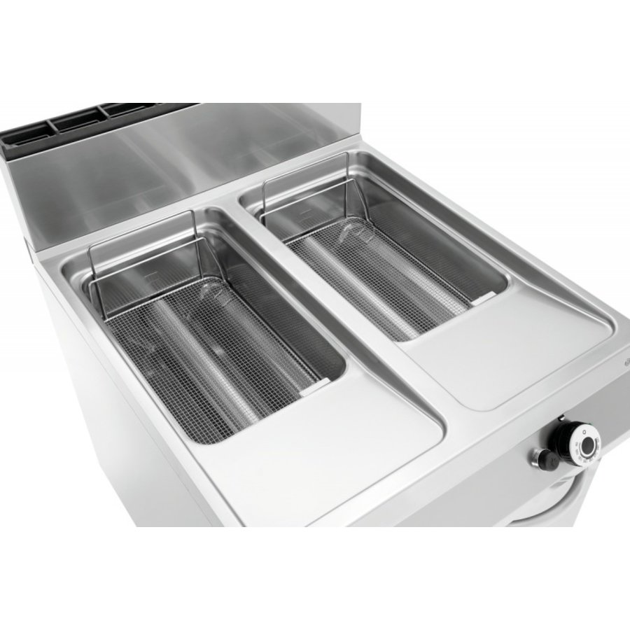 Gas fiteuse with 2 inner pans | 230 V