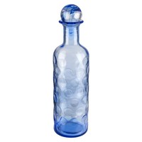 Glaskaraffe eisblau | 0,8 Liter | 8x8x30 cm